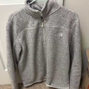 The North Face Men's Zip Up Gray Sweater